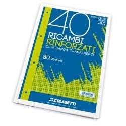 Ricambi rinforzati 40Fg A5 80gr 4mm 2328 Blasetti
