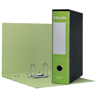 Registratore Essentials G75 - dorso 8 cm - protocollo 23 x 33 cm - verde chiaro…