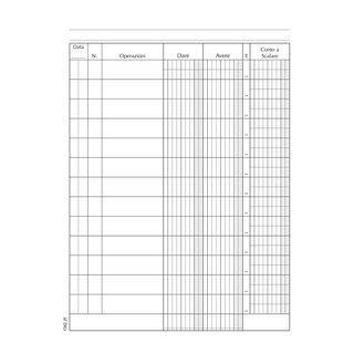 Registro Conto Corrente Banca - 96 pagine - 21 x 15,5 cm - DU134200000 - Data U…