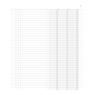 Registro inventari a 3 colonne - 96 pagine - 31 x 24,5 cm - DU135100000 - Data …