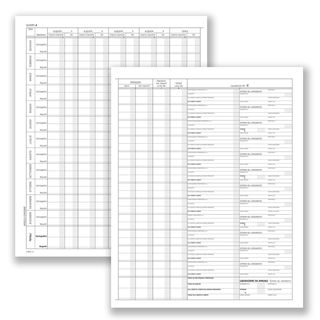 Registro prospetto riepilogativo minori - 8 pagine - 31 x 24,5 cm - DU138510000…