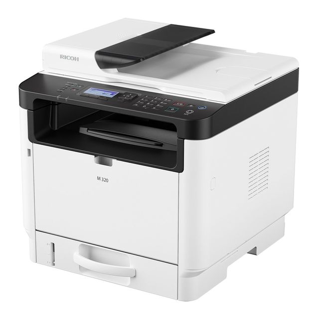 Ricoh Multifunzione A4 Bianco e Nero M320SE con starter toner kit da 1.000 stamp