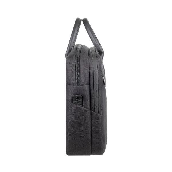 Rivacase Borsa ECO per Laptop 15,6' con cinghia trolley Nero