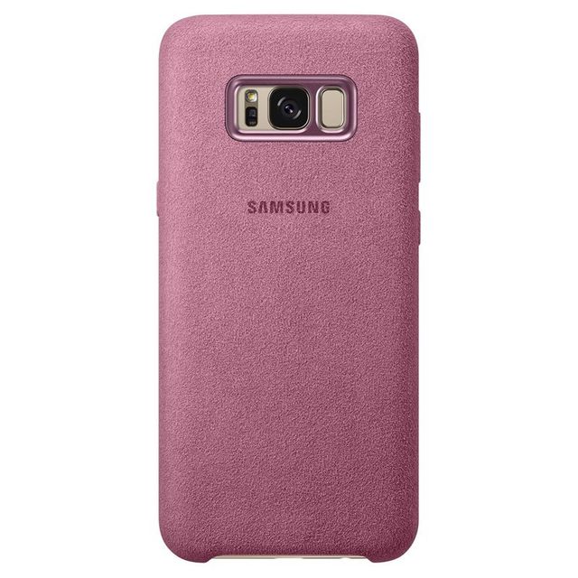 SAMSUNG ALCANTARA COVER GALAXY S8+ PINK