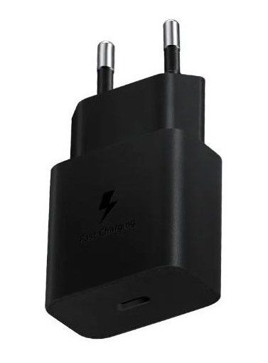 SAMSUNG CHARGER 15W TYPEC BLACK CON CAVO