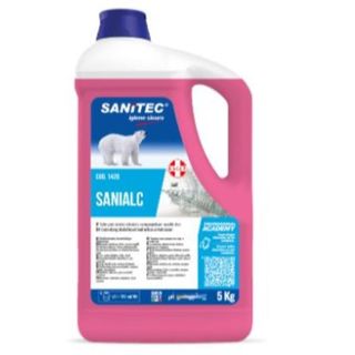 SANITEC SANIALC DETERSIVO DISINFETTANTE A BASE ALCOLICA FLACONE DA 5KG CONF 2 P…