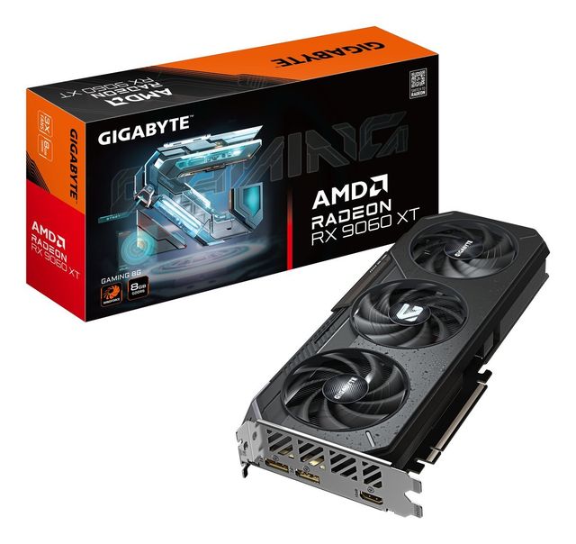 SCHEDA VIDEO RADEON RX 9060 XT GAMING 8G 8GB (GV-R9060XTGAMING-8GD)