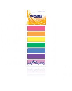 SEGNAPAGINA 7 COLORI PLASTIFICATI 12X45