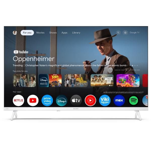 SHARP 32 HF HD GOOGLE TV FRAMELESS BIANCO