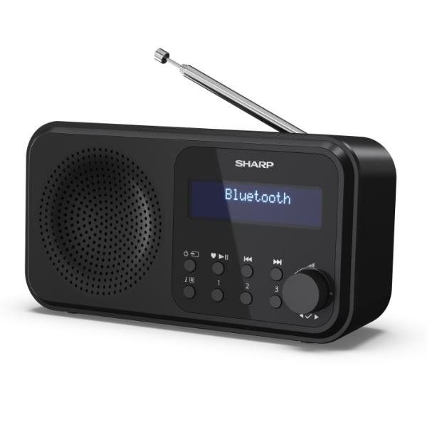 SHARP DR-P420(BK) RADIO DIGITALE PORTATILE DAB DAB+ FM CON RDS BLUETOOTH 5.0 FU…