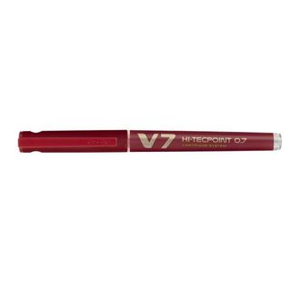 Roller Hi Tecpoint V7 ricaricabile Begreen con cappuccio - punta 0,70mm - rosso…