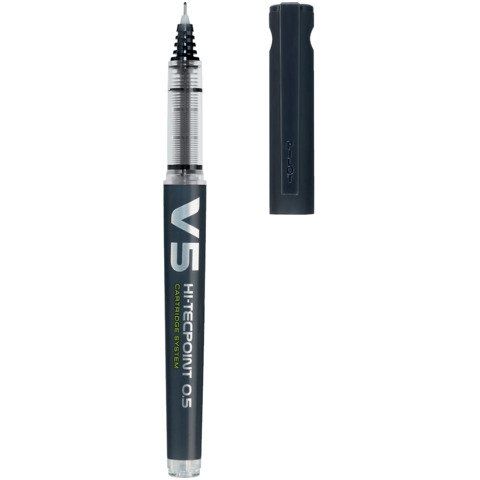 Roller Hi Tecpointt V5 ricaricabile Begreen con cappuccio - punta 0,50mm - nero…