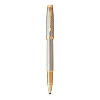 Roller IM Premium Grey Metal Chiselled - punta M - Parker