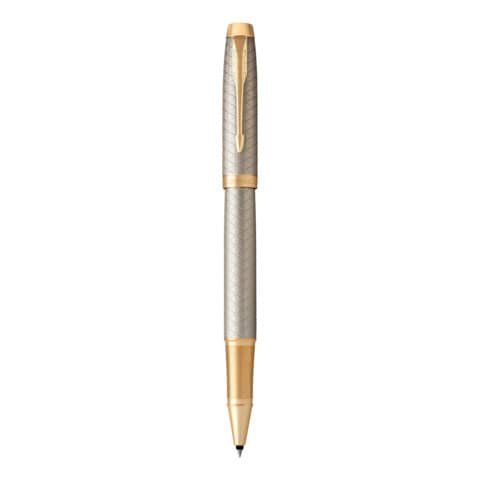 Roller IM Premium Grey Metal Chiselled - punta M - Parker