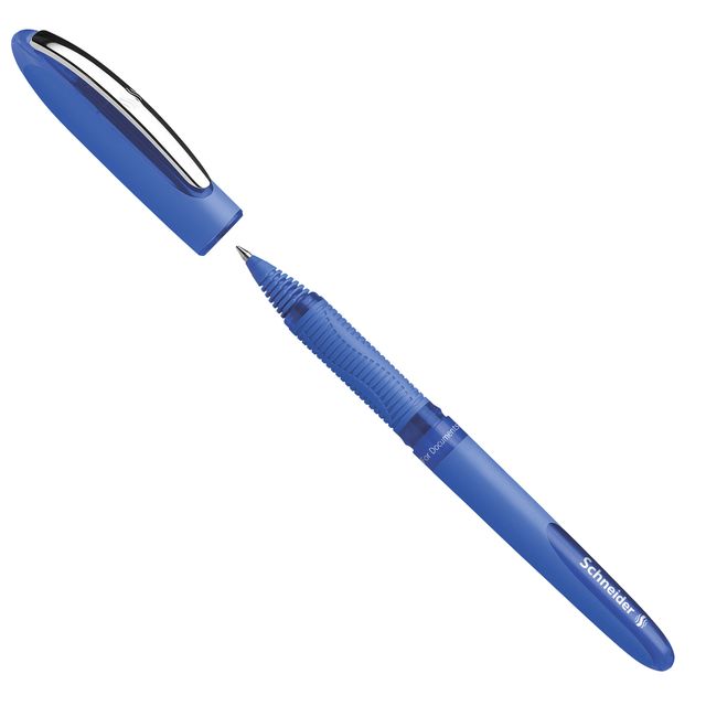 Roller One Hybrid C con cappuccio - tratto 0,3mm - blu - Schneider