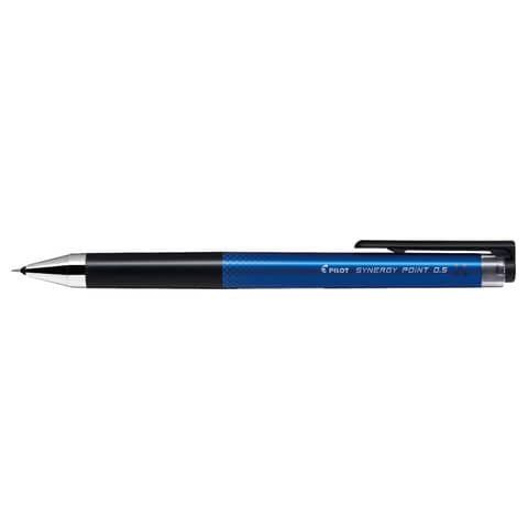 Roller Synergy Point - a scatto - punta 0,5 mm - blu - Pilot