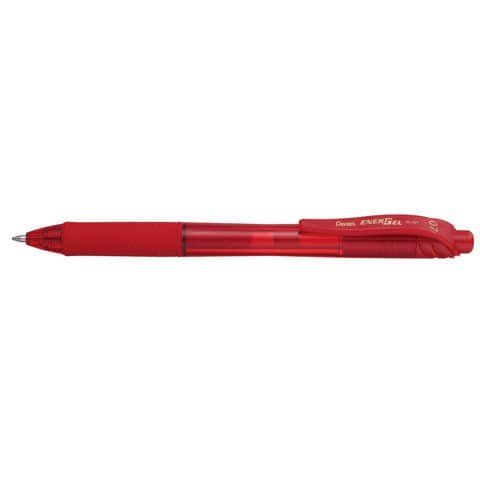 Roller a scatto Energel X BL107 - punta 0,7mm - rosso - Pentel