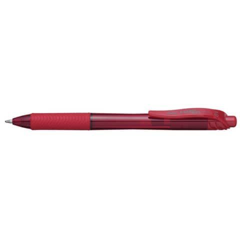 Roller a scatto Energel X Click BL110 - punta 1,0mm - rosso - Pentel