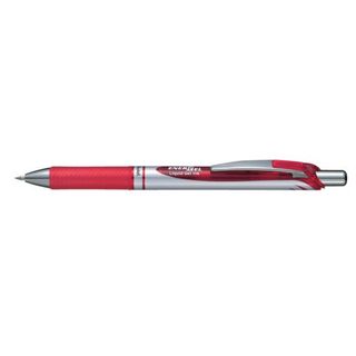 Roller a scatto Energel XM Click - punta 0,7 mm - rosso - Pentel