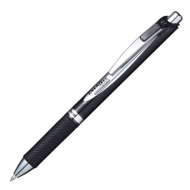 Roller a scatto Energel XM Permanent - punta 0,7mm - nero - Pentel