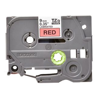 Brother - Nastro - Nero/Rosso - TZE421 - 9mm x 8mt