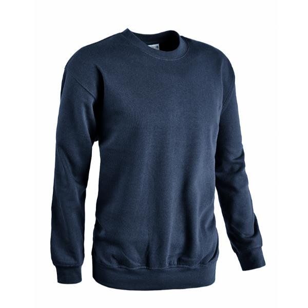 SOTTOZERO FELPA GIROCOLLO RING BLU NAVY-XL