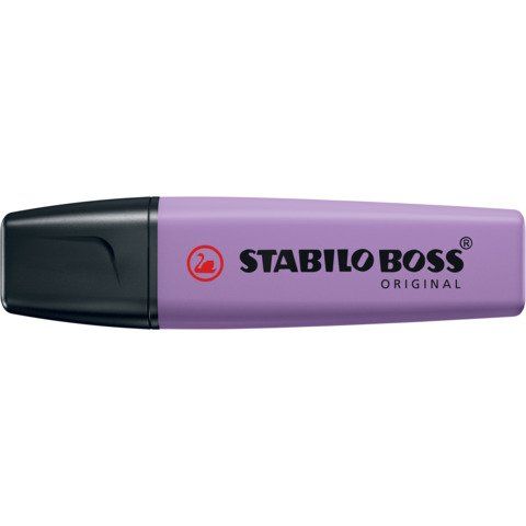 STABILO BOSS WILDFLOWER EVIDENZIATORE PUNTA A SCALPELLO 2/5 mm VIOLA CONF 10 Pz.