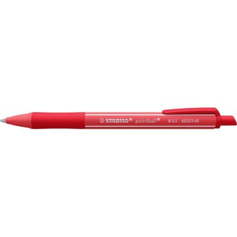 STABILO CF10 POINTBALL COLORFUL ROSSO