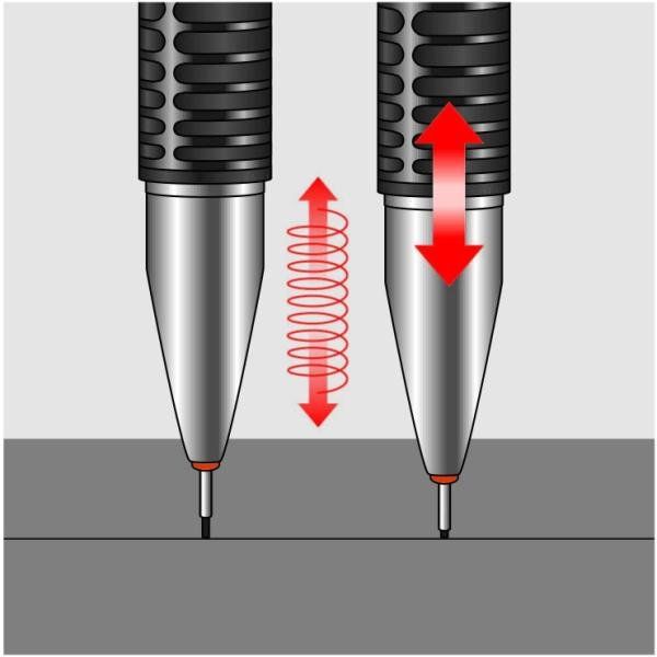 STAEDTLER triplus micro - Portamina - B - 0.7 mm - retrattile - con gomma