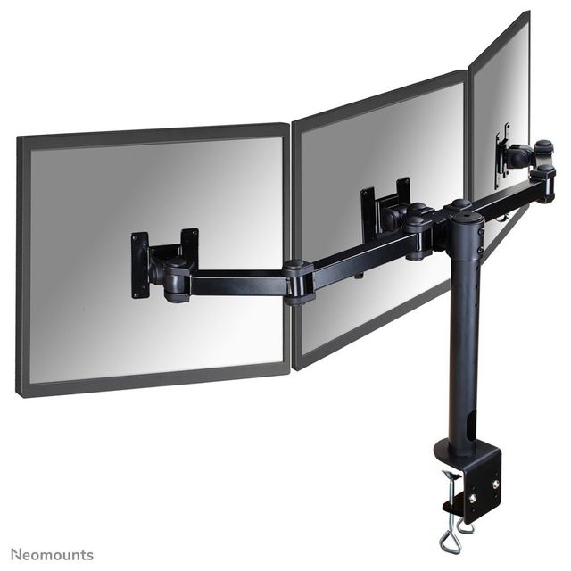 STAFFA TV/MONITOR DA TAVOLO MORSA DIMENSIONI DA 13 A 27 3 MONITOR
