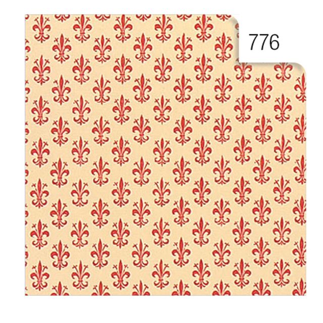 Rotolo carta lavabile per cassetti Sadoch - 50 cm x 5 m fantasia giglio rosso -…