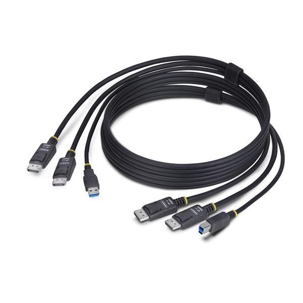 STARTECH CAVO KVM DOPPIO DP/USB
