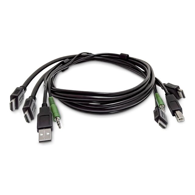 STARTECH CAVO KVM DOPPIO HDMI, USB 2.0