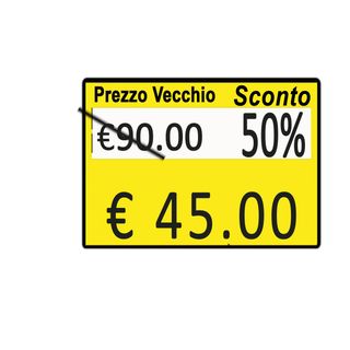 Rotolo da 600 etichette per Printex Z 17 - PREZZO VECCHIO…SCONTO… - 26x19 mm - …