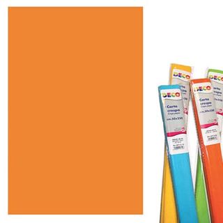 Rotolo di Carta crespa - 50x250 cm - 40 g/m² Deco arancio 10713/05