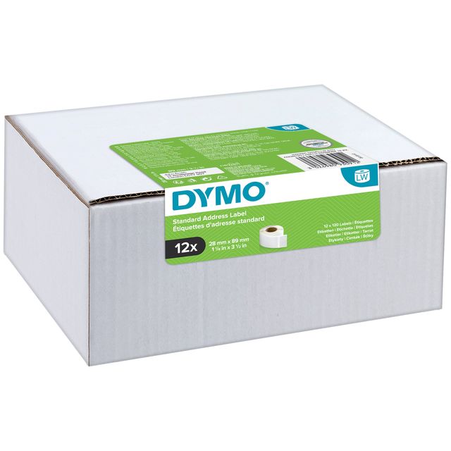 Rotolo etichette per Indirizzi Standard - 28 x 89 mm - bianco - Dymo - value pa…