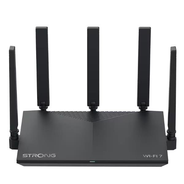 STRONG BE360 ROUTER DUAL BAND WI-FI 7 5 ANTENNE ESTERNE DESKTOP NERO