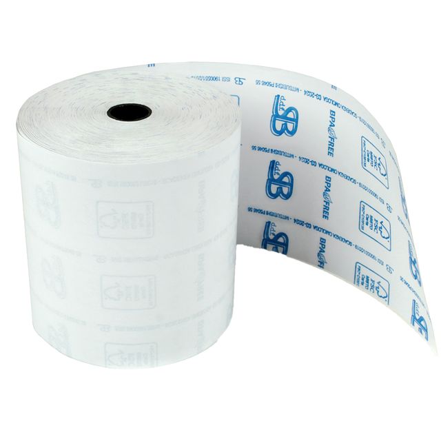 Rotolo registratore cassa - 57,5 mm x 20 m - 55 gr - diametro esterno 40 mm - a…