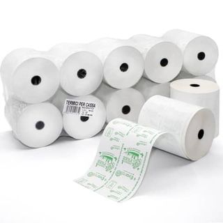 Rotolo registratore di cassa - omologato - 79 mm x 80 m - 55 gr - diametro este…