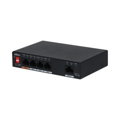 SWITCH RETE 3 PORTE POE + 1 PORTA HI-POE + 1 PORTA 10/100MBPS 60W (PFS3005-4ET-…