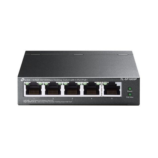 SWITCH RETE 5 PORTE 10/100 TL-SF1005P POE
