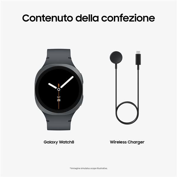 Samsung Galaxy Watch8 Galaxy Watch 8, Bluetooth, 40mm, 3,3 cm (1.3ʺ), AMOLED, T…