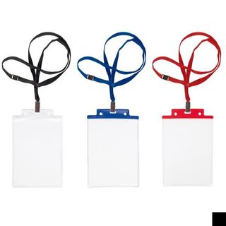 SEI PASS 6 S - P - Porta biglietto da visita - per A6, 100 x 150 mm - cordino -…