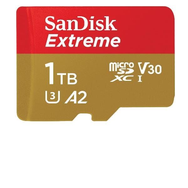 SanDisk Extreme - Scheda di memoria flash (adattatore da microSDXC a SD in dota…