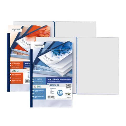 SEI UNO TI - Porta listini - 96 compartimenti - per A4 - blu