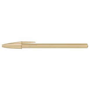 Scatola 20 penna sfera Cristal GlacE' fusto oro 1.0mm BICÂ®