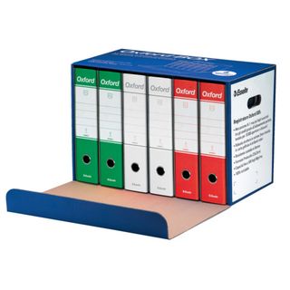 Scatola registratori Oxford box Italia G85 - dorso - 8 cm - protocollo 23 x 33 …