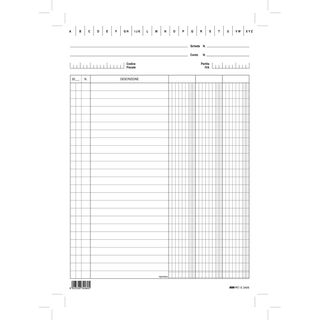 Schede - 3 colonne - 29,7 x 21 cm (verticale) - Edipro - conf. 100 pezzi