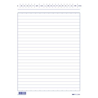 Schede in cartoncino rigate - 21x15 cm verticale - Edipro - conf. 100 pezzi