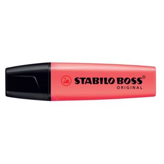 STABILO BOSS ORIGINAL - Evidenziatore - rosso fluorescente - inchiostro base ac…